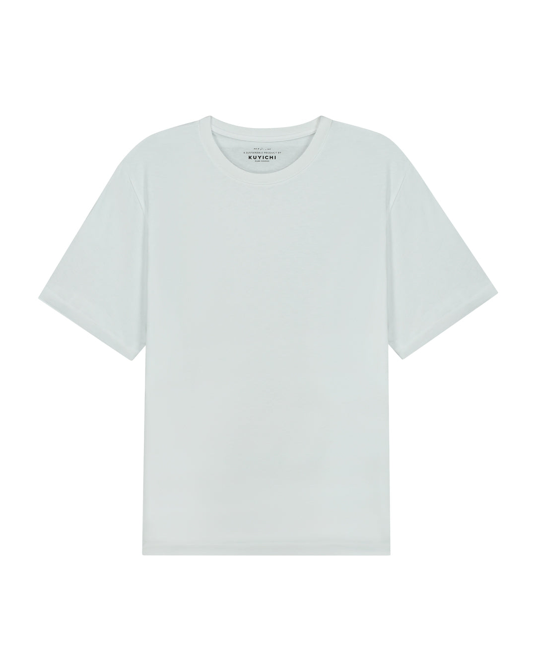 t-shirt buckley, white, herren - kuyichi