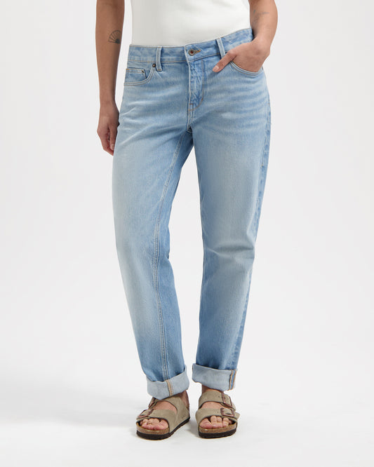 jenna boyfriend jeans, light blue, damen - kuyichi