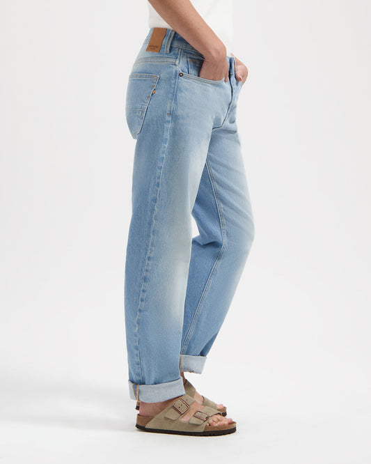 jenna boyfriend jeans, light blue, damen - kuyichi