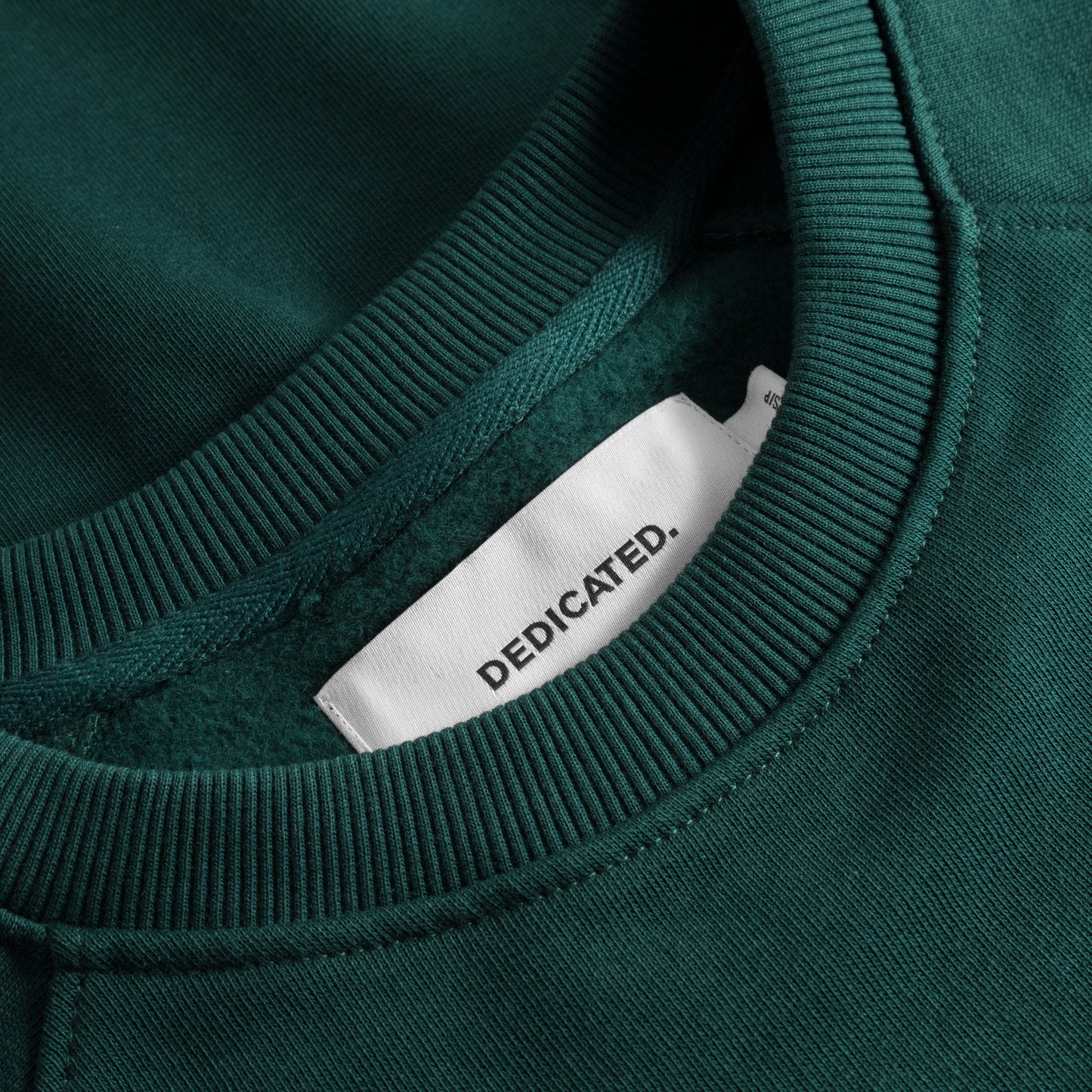 sweatshirt ystad raglan, base dark green, damen - dedicated