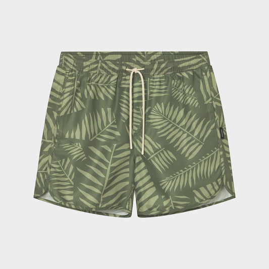 swim shorts sandhamn, cut leaf green, herren - dedicated