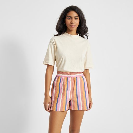 shorts aspudden stripe multi color, damen - dedicated