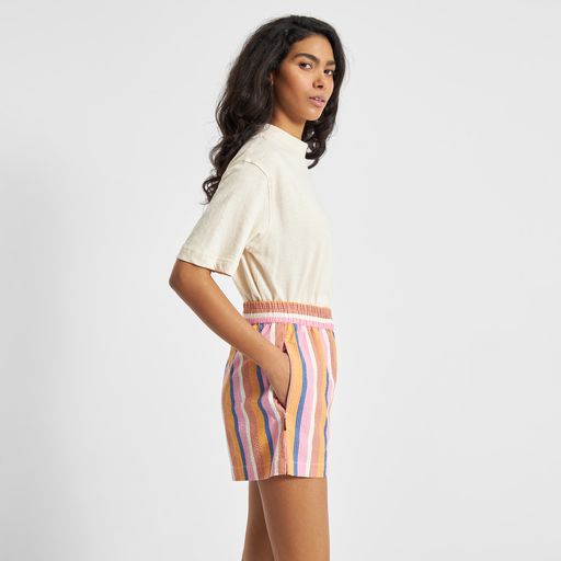 shorts aspudden stripe multi color, damen - dedicated