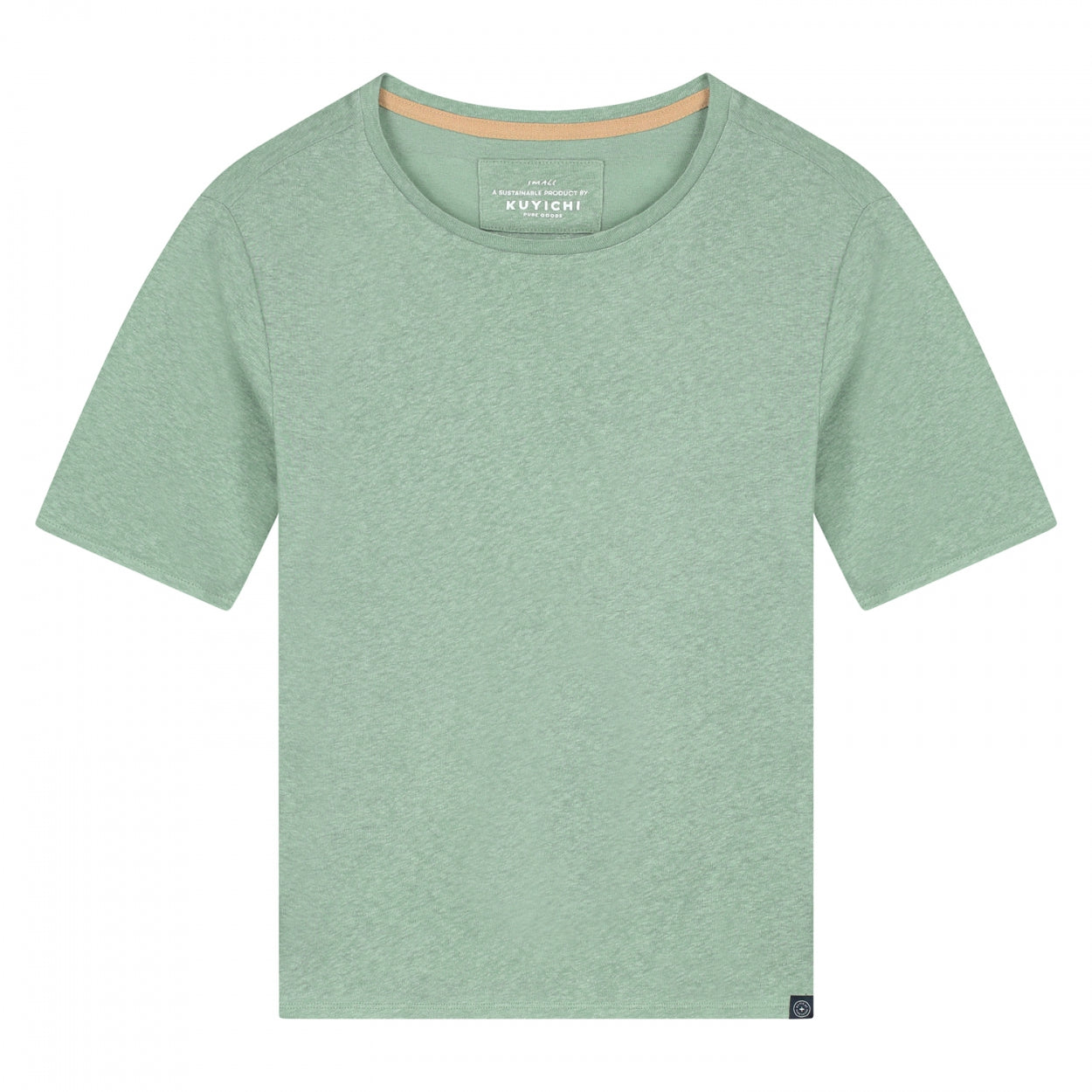 t-shirt olivia, pale green, damen - kuyichi
