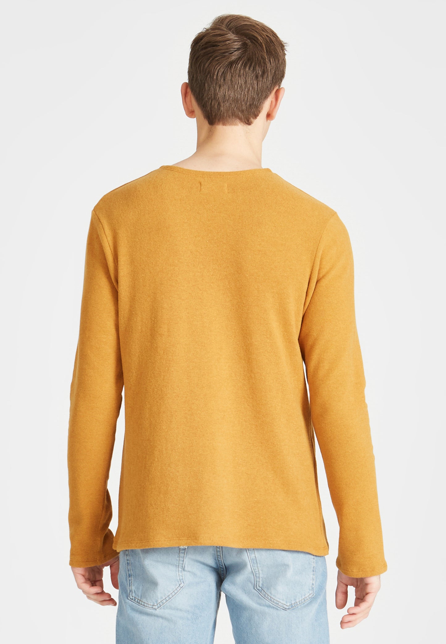 ian pullover, mustard, herren - givn