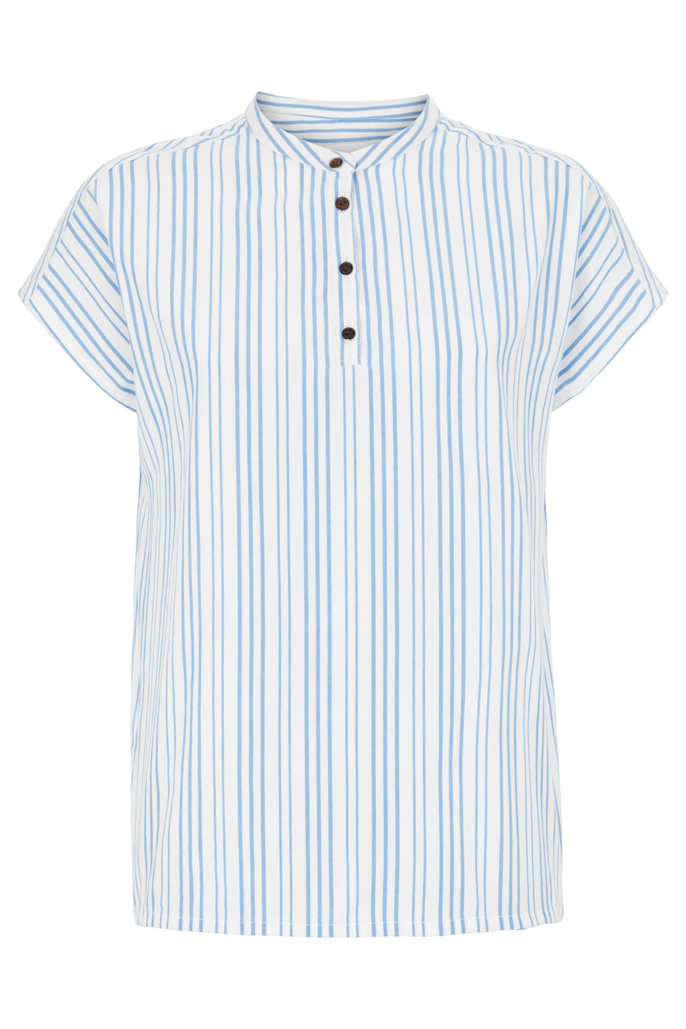 coby striped top, blue - people tree
